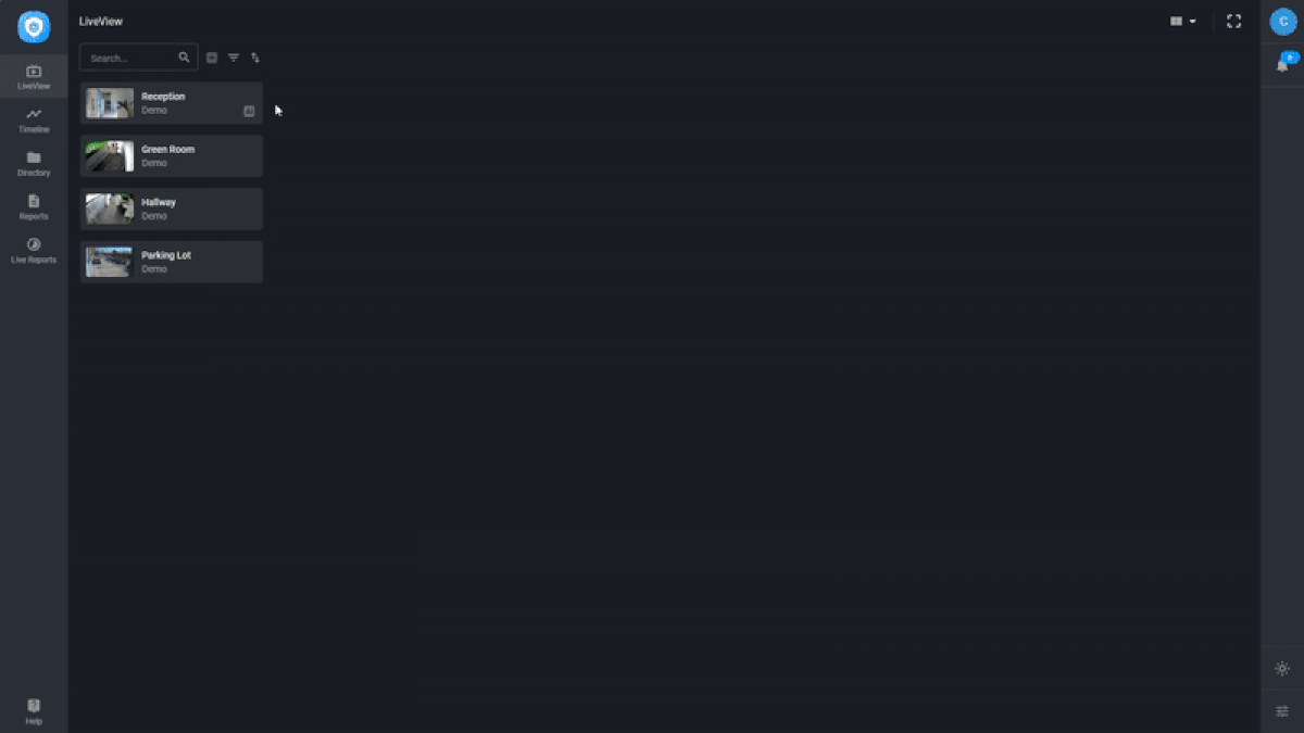 Figure 1 – Activating the Timeline of the Camera.gif